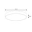 LED Stmievateľné stropné svietidlo LED/60W/230V 3000-6500K pr. 60 cm čierna + DO