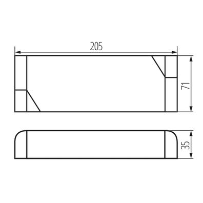Kanlux 28966 - LED Elektronický transformátor 200W/24V