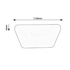 Rabalux - LED Stropné svietidlo LED/18W/230V