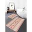 Červené/béžové kúpeľňové predložky v súprave 2 ks 60x100 cm – Mila Home