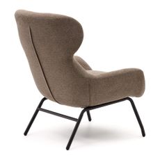 Hnedé kreslo Belina – Kave Home