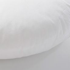 Biela výplň do vankúša Kave Home Fluff, ø 45 cm