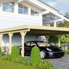 Drevený prístrešok / carport CLASSIC 2  Lanitplast