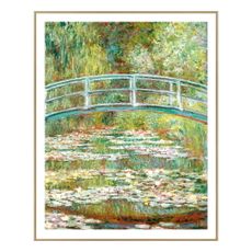 Obraz 40x50 cm Monet: Japanese Footbridge