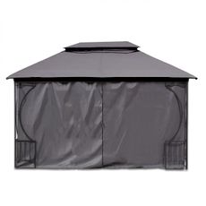 MultiGarden Záhradný pavilón BETH 3x4 m sivý