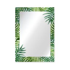 Nástenné zrkadlo Surdic Espejo Decorado Monstera, 50 × 70 cm