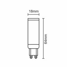 LED Žiarovka G9/7W/230V 4000K