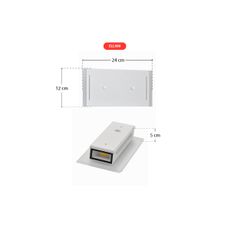 Telefunken 307706TF - LED Vonkajšie nástenné svietidlo 2xLED/3W/230V IP44 biela