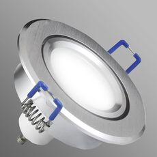 Stropné bodové svietidlo LED strieborné okrúhle 3W1 6W 4000K