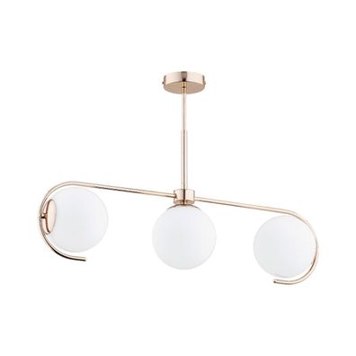 Luster na tyči ASTANA 3xE14/10W/230V zlatá