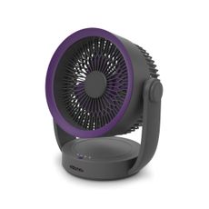 ELDONEX ESF-1010-GY - Nabíjací stolný ventilátor 9W/5V 4000 mAh sivý