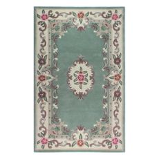 Zelený vlnený koberec Flair Rugs Aubusson, 120 × 180 cm
