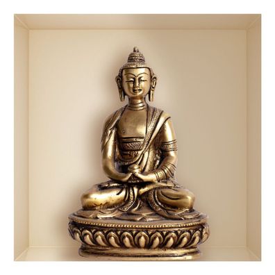 Samolepka s 3D efektom Fanastick Buddha Statue