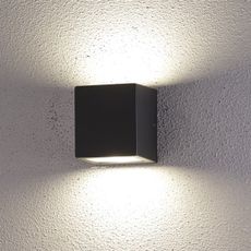 LED Vonkajšie nástenné svietidlo 2xLED/5W/230V 4000K IP54 čierna