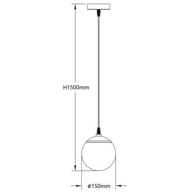 Aigostar - LED RGBW Stmievateľný luster na lanku MESH LED/8W/230V + DO