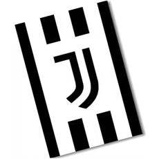 Veľká fleecová deka Juventus FC - motív Black & White - Polar fleece 150 x 200 cm
