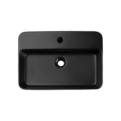 COMAD TRUST 2 BLACK (E-6282) - Umyvadlo na dosku TRUST 55x38 cm matná čierna