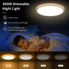 Brilagi - LED RGB stmievateľné svietidlo ULTRA SLIM LED/18W/230V pr. 30 cm biele