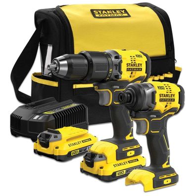 Aku kombinovaná sada 18V Stanley FatMax V20, 2x 2,0 Ah