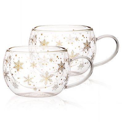 4Home Termo pohár na cappuccino Snow Hot&Cool 270 ml 2 ks