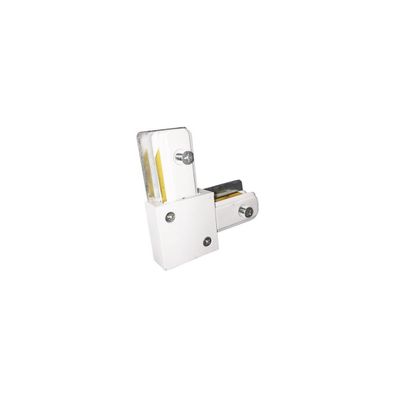 Konektor pre svietidlá v lištovom systéme CONNECTOR RS WHITE typ L