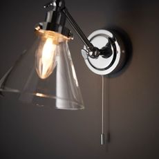 Endon 93853 -Kúpeľňové nástenné svietidlo FARADAY 1xG9/3W/230V IP44 lesklý chróm