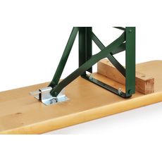 Drevený pivný set s opierkou Farblos 2200 x 500 mm
