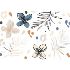 Samolepiaca dekoracia Vector Graphics Florals, 42,5 x 65 cm