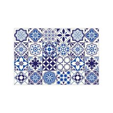 Sada 24 nástenných samolepiek Ambiance Decals Tiles Eusebio, 10 × 10 cm