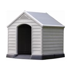 Sivá búda pre psa 95x99 cm – Curver