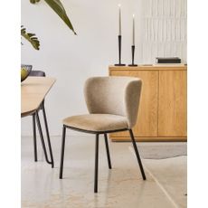 Svetlohnedá jedálenská stolička Ciselia – Kave Home