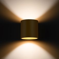 Sollux Sl.1181 - Nástenné bodové svietidlo ORBIS 1xG9/8W/230V zlatá