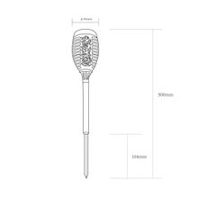 Globo 33535-2 - SADA 2x LED Solárna lampa LED/0,1W/3V IP44