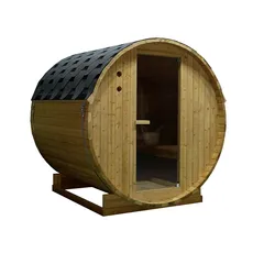Sanotechnik Sudová fínska vonkajšia sauna TROMSÖ XL pre 6 osôb 189 x 220 x 191,5 cm