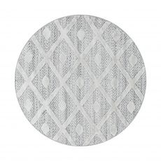 Ayyildiz koberce Kusový koberec Pisa 4707 Grey kruh - 120x120 (priemer) kruh cm