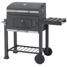 Gril na drevené uhlie BBQ 117x66x108cm
