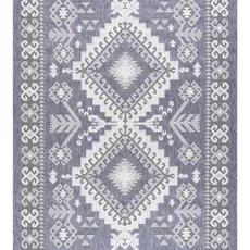 Dywany Łuszczów Kusový koberec Sion Sisal Aztec 3007 blue/pink/ecru – na von aj na doma - 80x150 cm