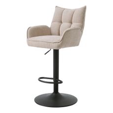 Krémové barové stoličky s nastaviteľnou výškou v súprave 2 ks Marilla – Unique Furniture