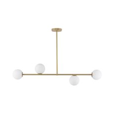 Luster na tyči GAMA 4xG9/12W/230V zlatá
