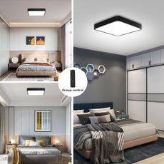 Brilagi -LED Stmievateľné svietidlo POOL LED/36W/230V 3000-6000K 40x40 cm čierna+DO