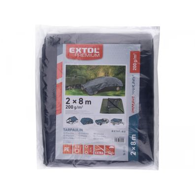 Nepremokavá PE plachta extra hrubá 200g/m2, 2x8m, PE