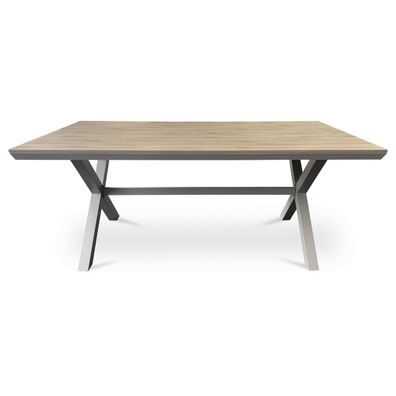 Autronic Záhradný stôl, hliník, polywood, béžová,AZT-S1510 OAK