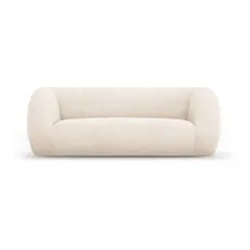 Krémová pohovka z textílie buklé 210 cm Essen – Cosmopolitan Design