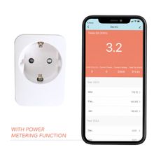 Immax NEO 07761L - Inteligentná zásuvka NEO LITE 3680W/230V/16A Wi-Fi Tuya SCHUK
