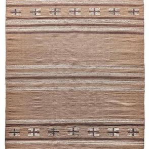 Diamond Carpets koberce Ručne viazaný kusový koberec Ginger DESP P83 Brown Cream - 140x200 cm