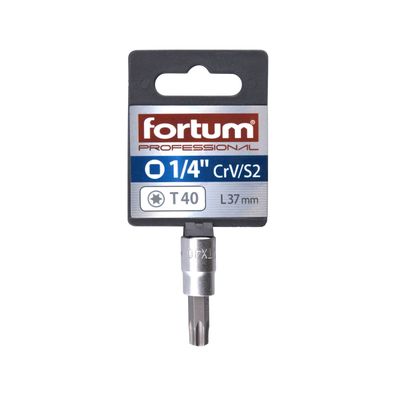 Hlavica zástrčná 1/4" hrot TORX, T 40, L 37mm