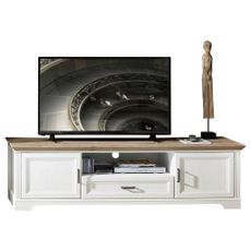 Livetastic TV DIEL, biela, farba duba, 193/54/51 cm