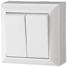 Spínač sviečok IP20 GAO white 20454