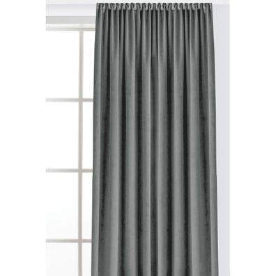 Sivý zamatový dimout záves 400x300 cm Velto – Filumi