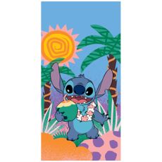 Bavlnená plážová osuška Lilo & Stitch – motív Kokosová pohoda - 100% bavlna - 70 x 140 cm